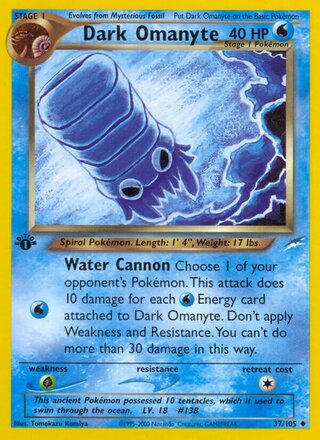 Dark Omanyte 37/113 from Neo Destiny