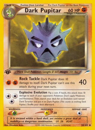 Dark Pupitar 38/113 from Neo Destiny