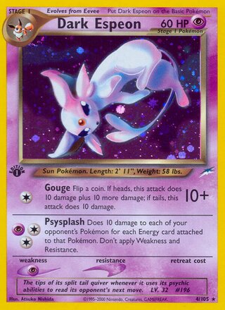 Dark Espeon 4/113 from Neo Destiny