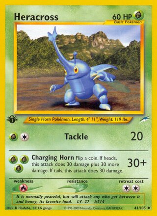Heracross 41/113 from Neo Destiny