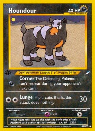 Houndour 43/113 from Neo Destiny
