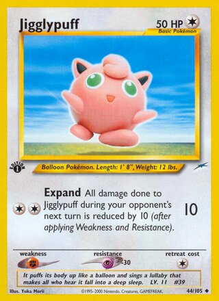 Jigglypuff 44/113 from Neo Destiny