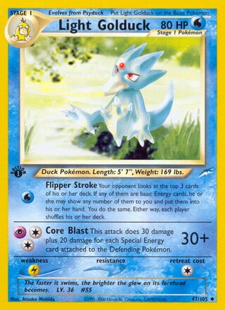 Light Golduck 47/113 from Neo Destiny