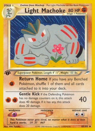 Light Machoke 49/113 from Neo Destiny