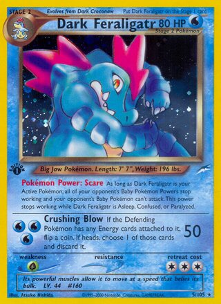Dark Feraligatr 5/113 from Neo Destiny
