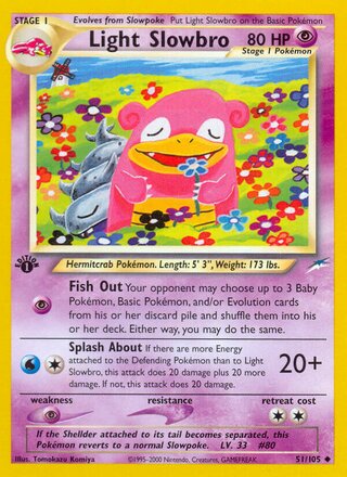 Light Slowbro 51/113 from Neo Destiny