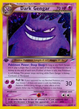 Dark Gengar 6/113 from Neo Destiny