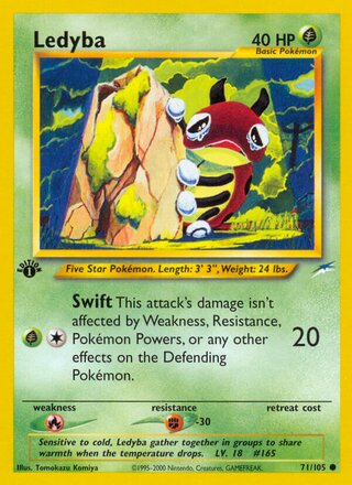 Ledyba 71/113 from Neo Destiny