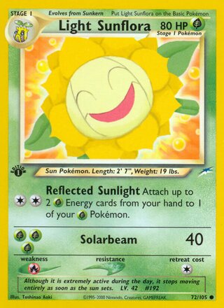 Light Sunflora 72/113 from Neo Destiny