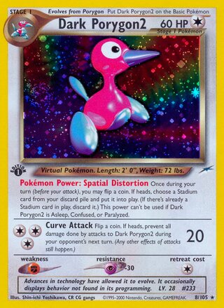 Dark Porygon2 8/113 from Neo Destiny