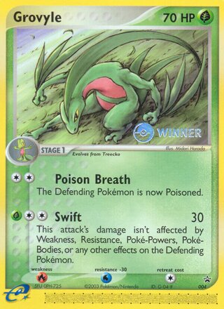 Grovyle 4/40 from Nintendo Promos