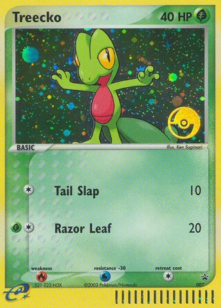 Treecko 7/40 from Nintendo Promos