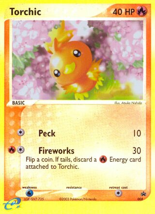 Torchic 8/40 from Nintendo Promos