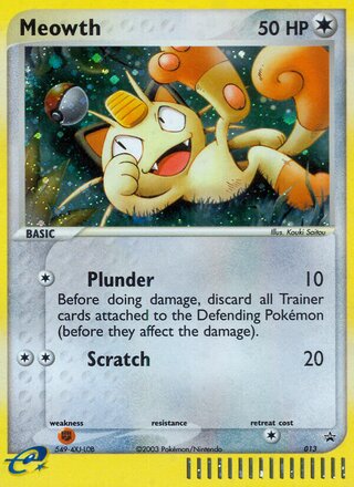 Meowth 13/40 from Nintendo Promos