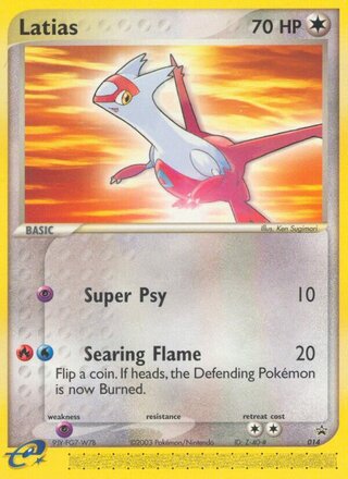 Latias 14/40 from Nintendo Promos