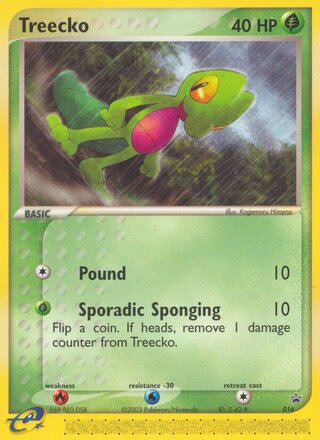 Treecko 16/40 from Nintendo Promos