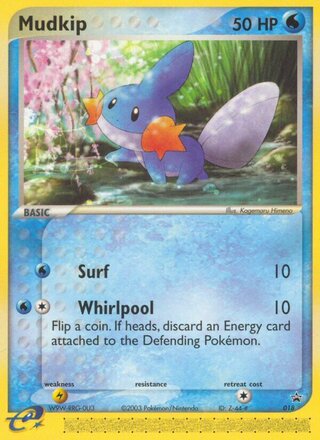Mudkip 18/40 from Nintendo Promos