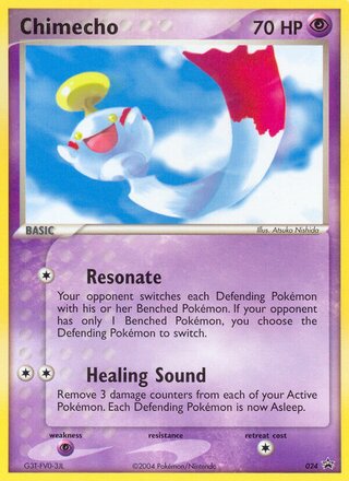 Chimecho 24/40 from Nintendo Promos