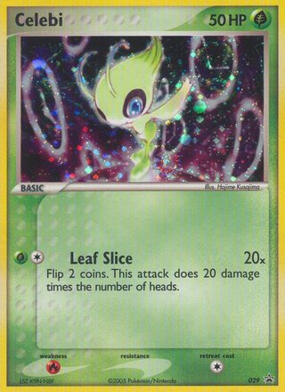 Celebi 29/40 from Nintendo Promos