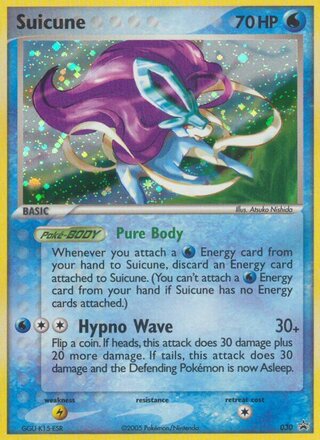 Suicune 30/40 from Nintendo Promos