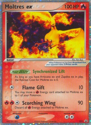 Moltres ex 31/40 from Nintendo Promos