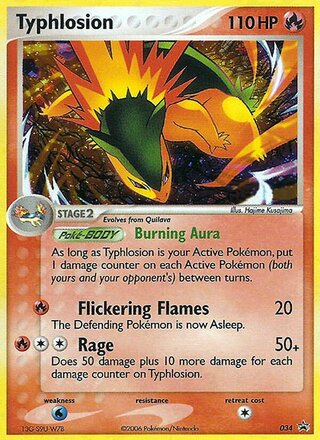 Typhlosion 34/40 from Nintendo Promos