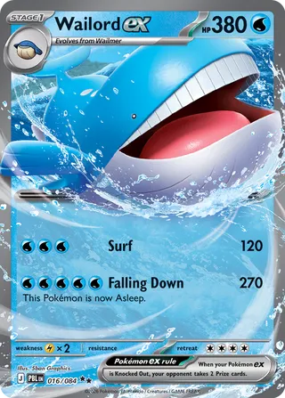 Wailord ex 16/120 from Pitch Black
