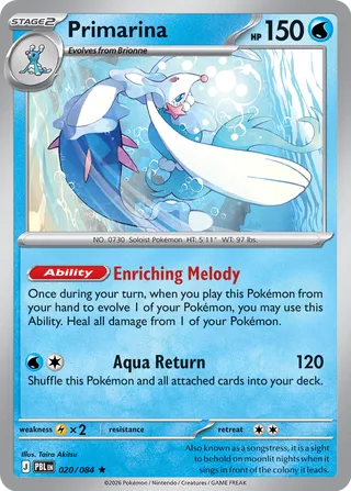 Primarina 20/120 from Pitch Black