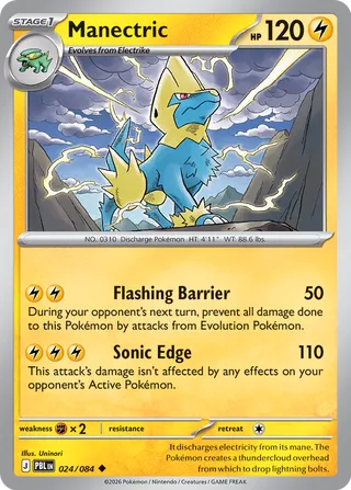 Manectric 24/120 from Pitch Black