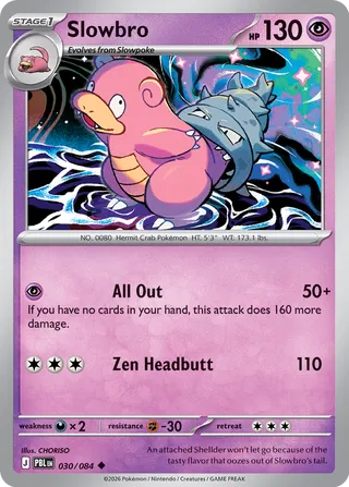 Slowbro 30/120 from Pitch Black