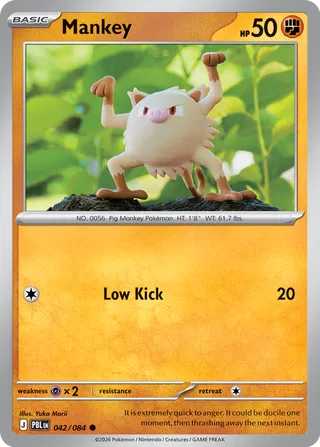 Mankey 42/120 from Pitch Black