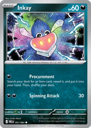 Inkay 51/120 from Pitch Black