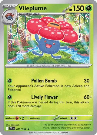 Vileplume 3/130 from Phantasmal Flames