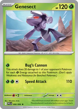 Genesect 8/130 from Phantasmal Flames