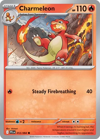 Charmeleon 12/130 from Phantasmal Flames