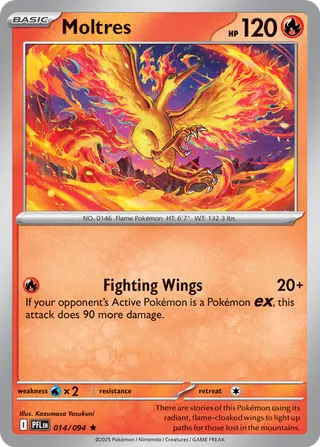 Moltres 14/130 from Phantasmal Flames