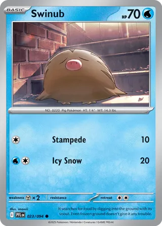 Swinub 23/130 from Phantasmal Flames