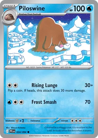 Piloswine 24/130 from Phantasmal Flames