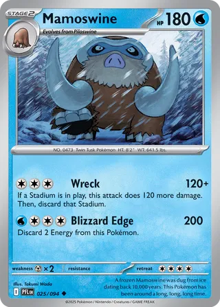 Mamoswine 25/130 from Phantasmal Flames