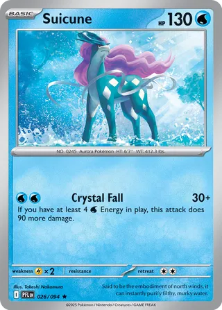 Suicune 26/130 from Phantasmal Flames
