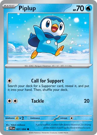 Piplup 27/130 from Phantasmal Flames