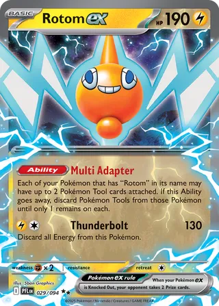 Rotom ex 29/130 from Phantasmal Flames