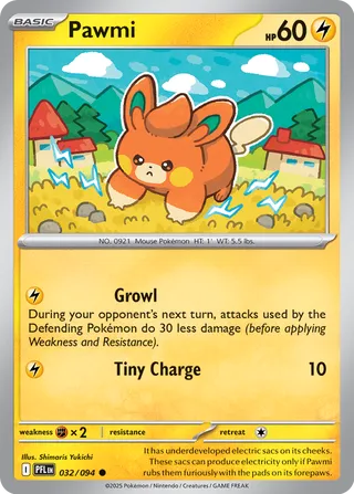 Pawmi 32/130 from Phantasmal Flames
