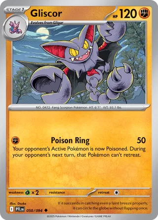 Gliscor 50/130 from Phantasmal Flames