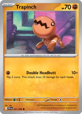 Trapinch 51/130 from Phantasmal Flames