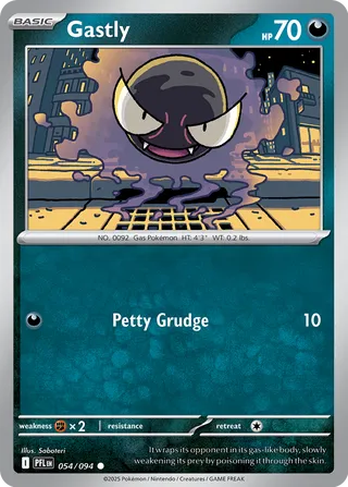 Gastly 54/130 from Phantasmal Flames