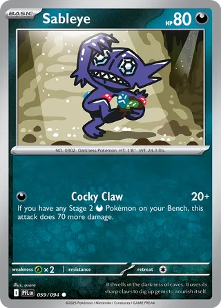 Sableye 59/130 from Phantasmal Flames