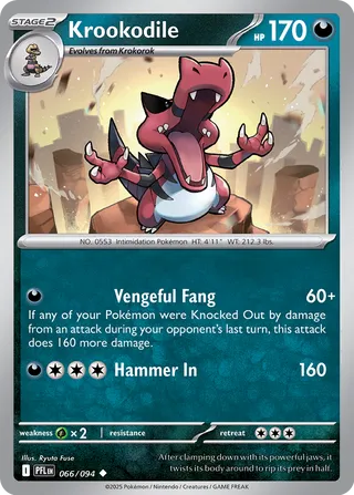 Krookodile 66/130 from Phantasmal Flames