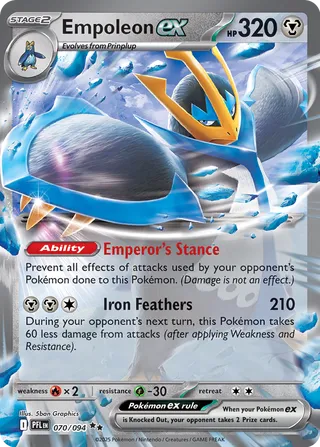 Empoleon ex 70/130 from Phantasmal Flames