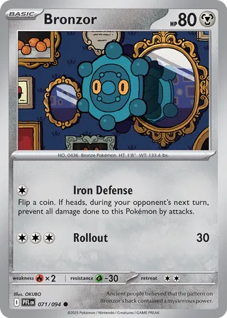 Bronzor 71/130 from Phantasmal Flames